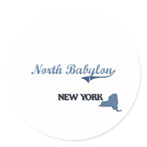 North Babylon New York City Classic Stickers