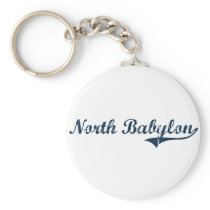 North Babylon New York Classic Design Keychains