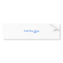 North Bay Shore Michigan Classic Design Bumper Stickers