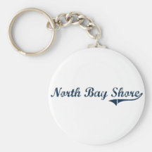 North Bay Shore New York Classic Design Keychains