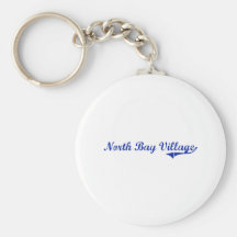 North Bay Village Florida Classic Design Keychains