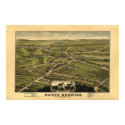 North Berwick ME Panoramic Birdseye View 1877 posters