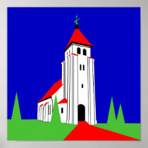 North Bjert Church Print