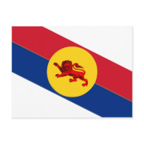 North Borneo Federation, Brunei flag Postcard