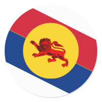 North Borneo Federation, Brunei flag Round Sticker