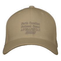 North Carolina 54 months AFGHANISTAN Embroidered Baseball Caps