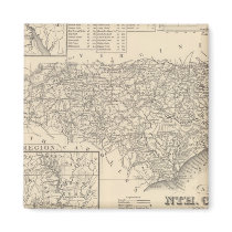 North Carolina 6 Fridge Magnets