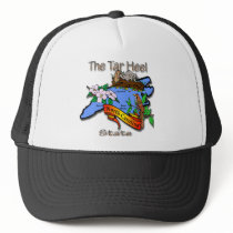 North Carolina Blue The Tar Heel State BirdFlower Hats