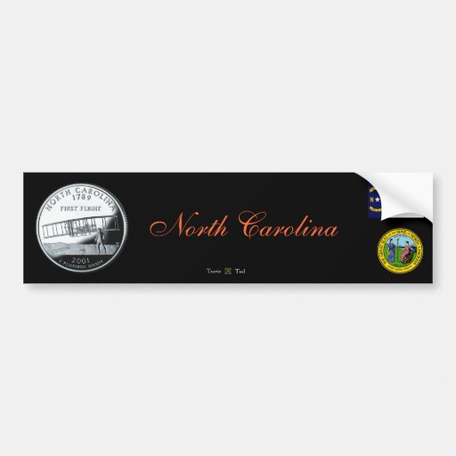 NORTH CAROLINA BUMPER STICKER Zazzle