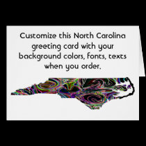 North Carolina Customize card how you like