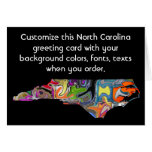 North Carolina Customize card how you want it