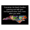 North Carolina Customize card how you want it