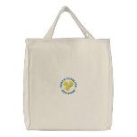 North Carolina Dogwood Emrboidered Tote