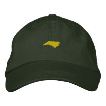 North Carolina embroidered hats by ZazzleEmbroidery North Carolina embroidered hats