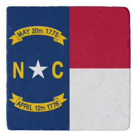North Carolina  flag, American state flag Trivets