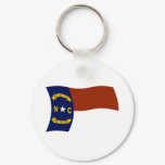 North Carolina Flag Keychain