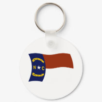 North Carolina Flag Keychain by livingflags North Carolina Flag Keychain