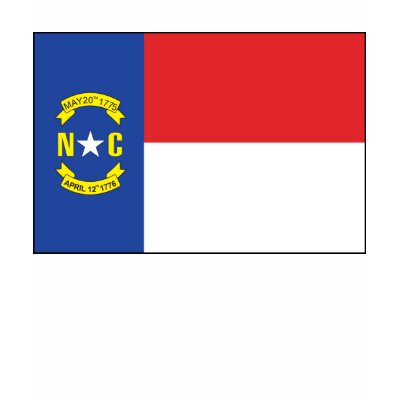 North Carolina Flag T-shirt by FlagTshirts