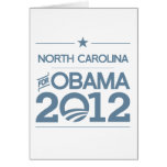 NORTH CAROLINA FOR OBAMA 2012.png Greeting Card