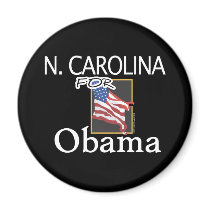 North Carolina for Obama Magnet magnets