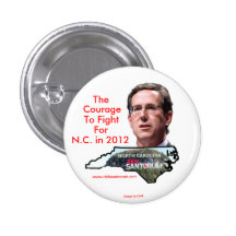 North Carolina for Rick Santorum Buttons