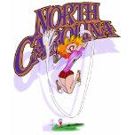 North Carolina golfcaps shirt F/B