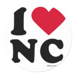 NORTH CAROLINA - "I LOVE NC" "I LOVE NORTH CAROLIN