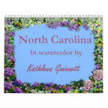 North Carolina In Watercolor Calendar