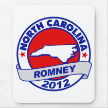 North Carolina Mitt Romney Mouse Pads