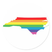 north carolina pride. stickers