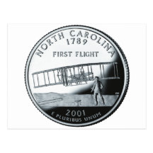 North Carolina Quarter Postcards