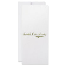 North Carolina Revolution T-shirts Rack Card Design