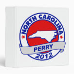 North Carolina Rick Perry 3 Ring Binder