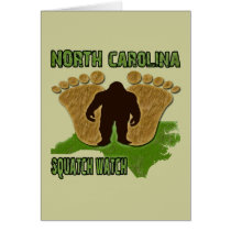 North Carolina Squatch Watch Cards