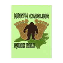 North Carolina Squatch Watch Postcards
