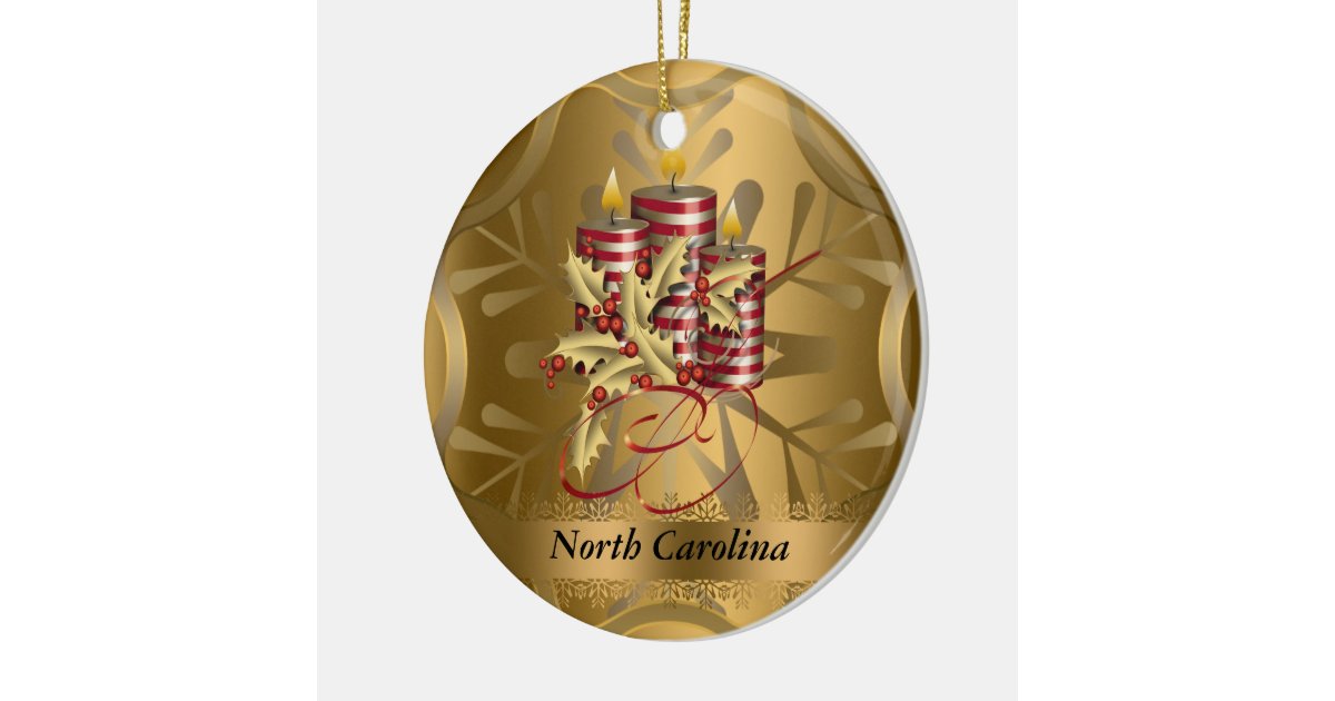 north carolina state christmas ornament zazzle north carolina state christmas ornament zazzle