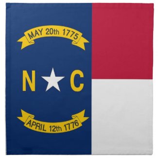 North Carolina State Flag American MoJo Napkin