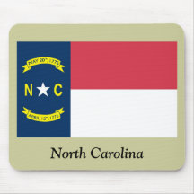 North Carolina State Flag Mouse Pad