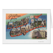 North Carolina (State Flower/Bird) Greeting Card