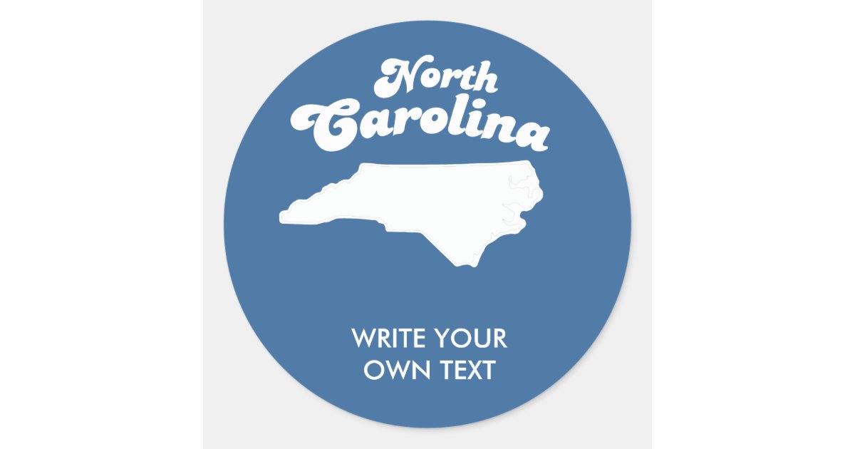 NORTH CAROLINA STATE MOTTO TSHIRT Tshirt Classic Round Sticker Zazzle