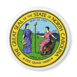 North Carolina State Seal Refrigerator Magnet