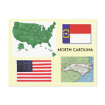 North Carolina, USA Postcard