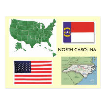 North Carolina, USA Postcard
