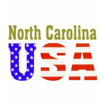 North Carolina USA! t-shirts