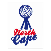 NORTH CASTRATES GLOBE SCULP. POST CARD
