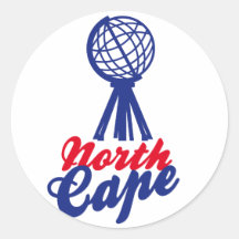 NORTH CASTRATES GLOBE SCULP. STICKER