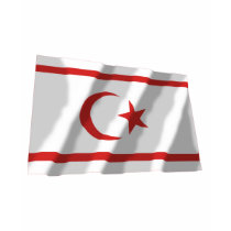North Cyprus Waving Flag t-shirts