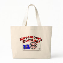 North Dakota Anti ObamaCare – November’s Coming! Tote Bags