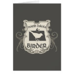 North Dakota Birder Shield Note Card