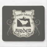 North Dakota Birder Shield Mousepad